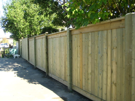 Capped Fence